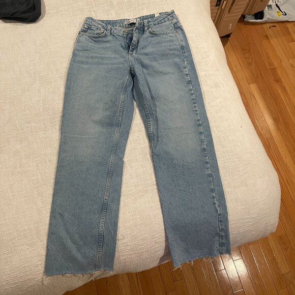 Zara Straight Leg Jeans - Light Denim - Picture 1 of 4